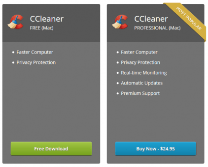 CCleaner pricing for Mac