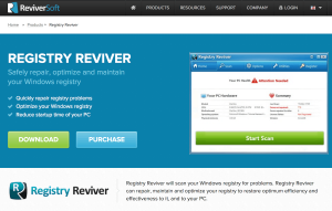 ReviverSoft.com Registry Reviver website